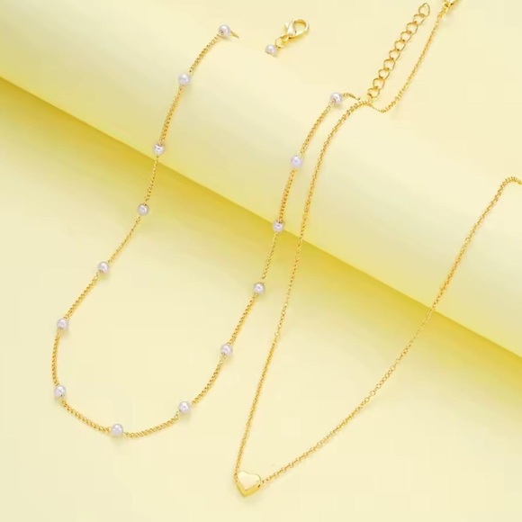 Cœur Lumière Pearl Jewelry Set - Picture 3 of 4